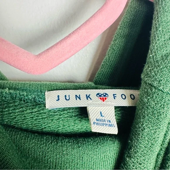 Junk Food Clothing Green and Yellow Packers Hoodie Sweater Size Large - Picture 6 of 8